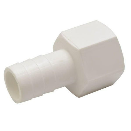 Attwood Marine Thread-to-Barb Connector, For 500-800 GPH Pumps, 3/4 in ID Hose, 3/4-14 NPSM — Quality Boat Parts
