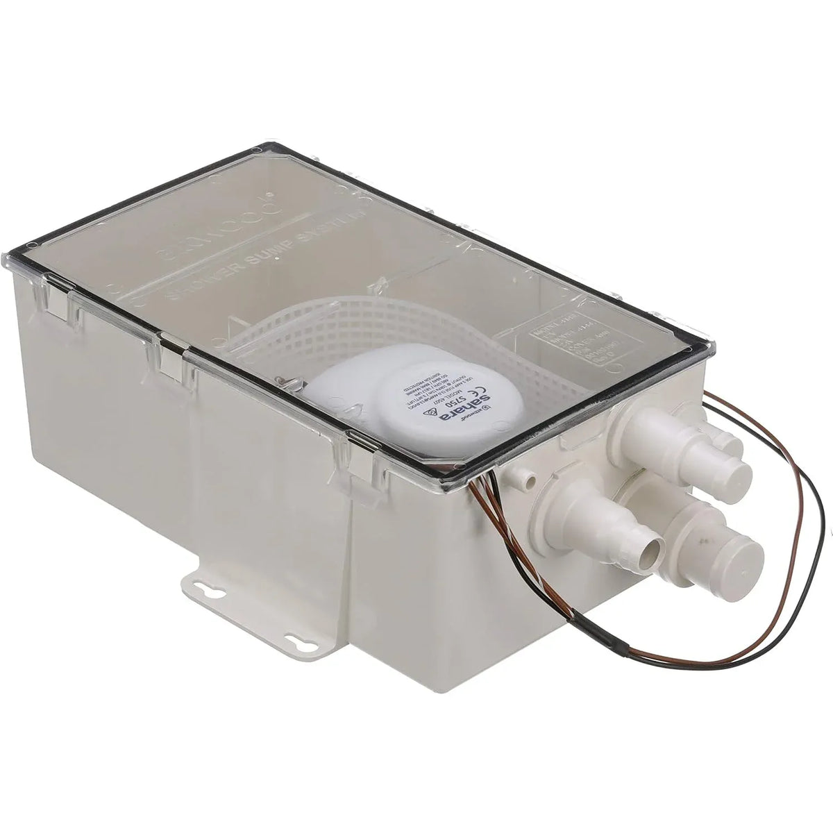 Attwood Marine Shower Sump System, Multi-Port, 750 GPH, 12V, Packard Connector — Quality Boat Parts