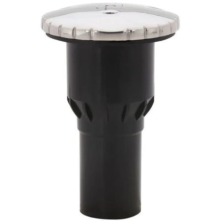 Attwood Marine Plastic Waste Deck Fill, For 38mm Hose, Scalloped Stainless Steel Cap — Quality Boat Parts