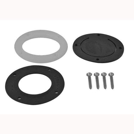 Attwood Marine Thru-Hull Scupper Service Kit, Outer Ring, Rubber Flapper, 4 Stainless Steel Screws — Quality Boat Parts