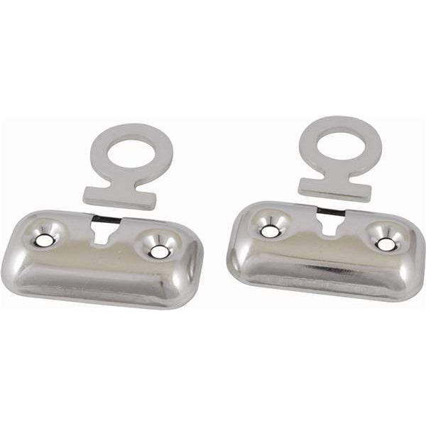Attwood Marine Mooring Fender Lock Kit, Stainless Steel, Flush-Mount, For 1/2 in Fender Lines, 2pk — Quality Boat Parts