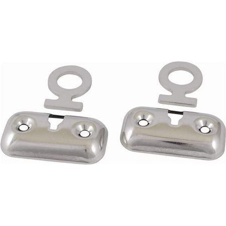 Attwood Marine Mooring Fender Lock Kit, Stainless Steel, Flush-Mount, For 1/2 in Fender Lines, 2pk — Quality Boat Parts