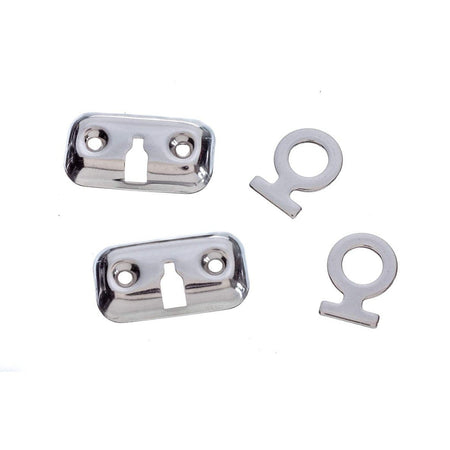 Attwood Marine Mooring Fender Lock Kit, Stainless Steel, Flush-Mount, For 1/2 in Fender Lines, 2pk — Quality Boat Parts