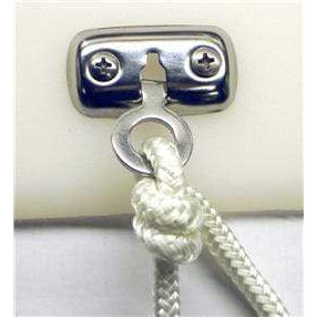 Attwood Marine Mooring Fender Lock Kit, Stainless Steel, Flush-Mount, For 1/2 in Fender Lines, 2pk — Quality Boat Parts