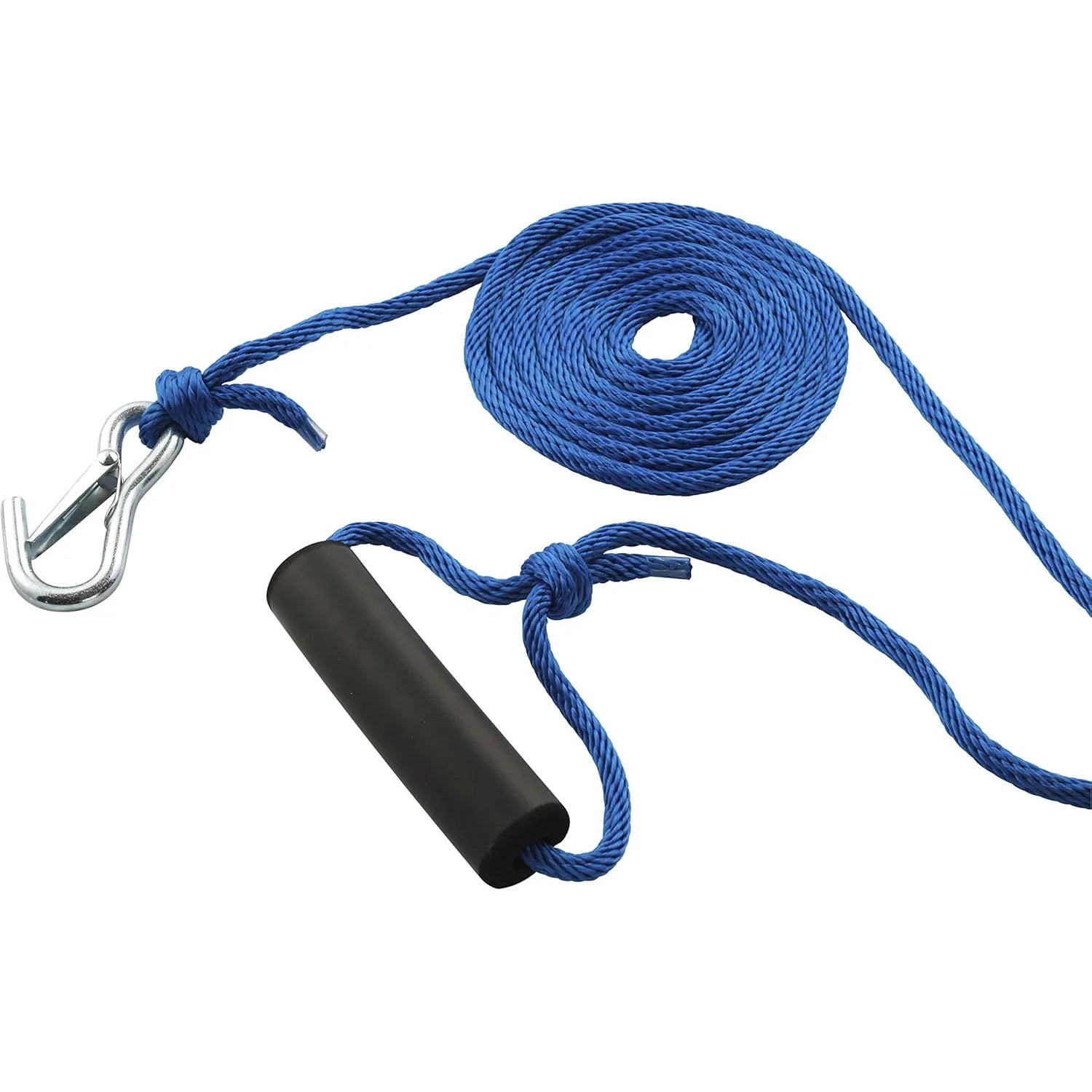 Attwood Marine Launch Line, 5/16 in x 30 ft, Solid Braid MFP, Spring Hook — Quality Boat Parts