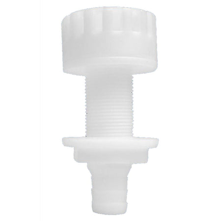Attwood Marine Thru-Hull Connector with Strainer, 3/4 in I.D., Acetal — Quality Boat Parts