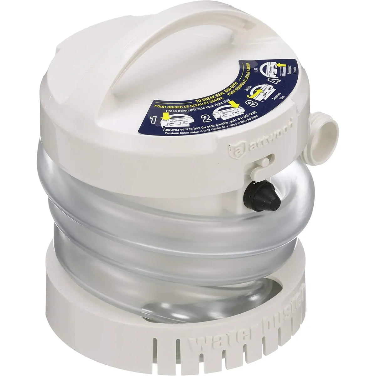 Attwood Marine WaterBuster Portable Submersible Pump, 200 GPH, Battery Powered — Quality Boat Parts