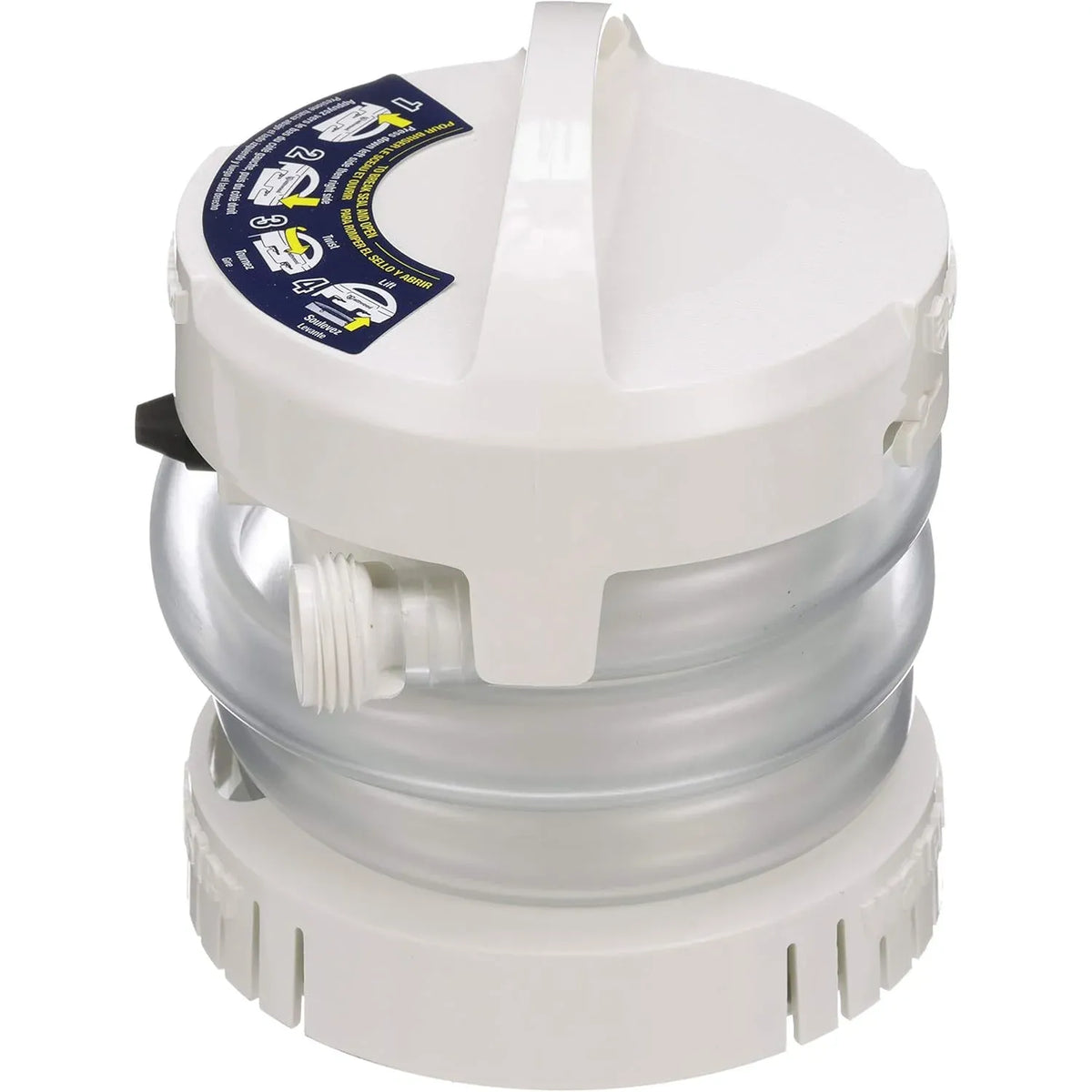 Attwood Marine WaterBuster Portable Submersible Pump, 200 GPH, Battery Powered — Quality Boat Parts