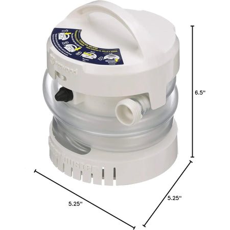 Attwood Marine WaterBuster Portable Submersible Pump, 200 GPH, Battery Powered — Quality Boat Parts