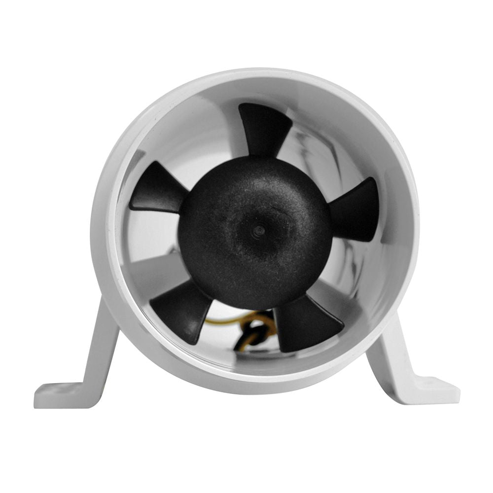 Attwood Marine Turbo 3000 Series Water-Resistant In-Line Bilge Blower, 3 in, 12V, 145 CFM, White Housing — Quality Boat Parts
