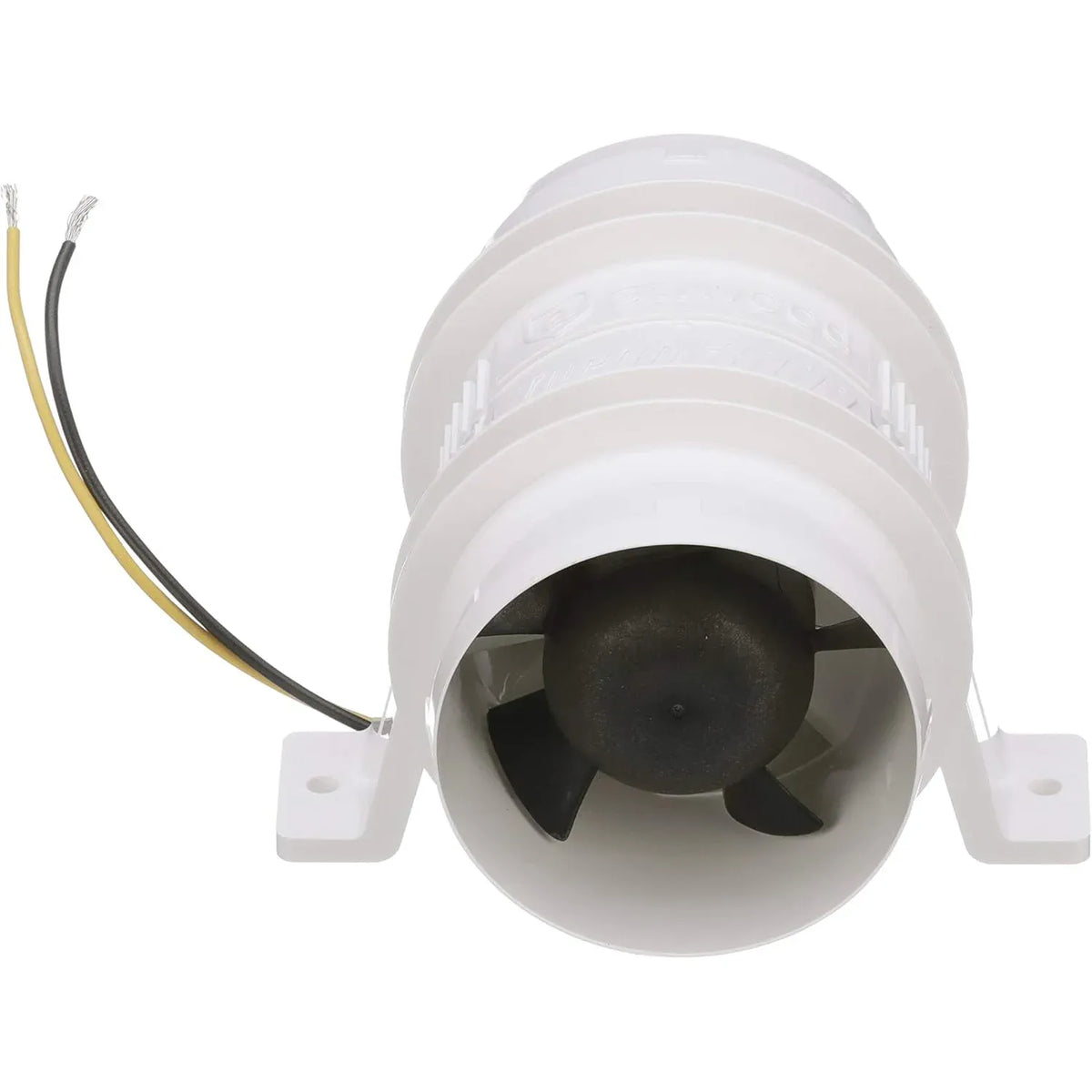 Attwood Marine Turbo 3000 Series Water-Resistant In-Line Bilge Blower, 3 in, 12V, 145 CFM, White Housing — Quality Boat Parts