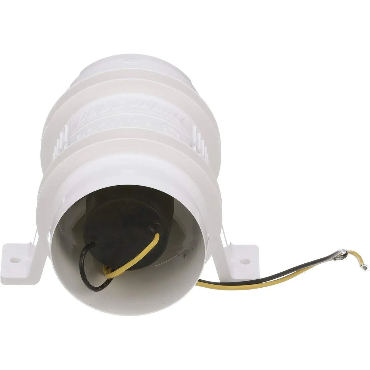 Attwood Marine Turbo 3000 Series Water-Resistant In-Line Bilge Blower, 3 in, 12V, 145 CFM, White Housing — Quality Boat Parts