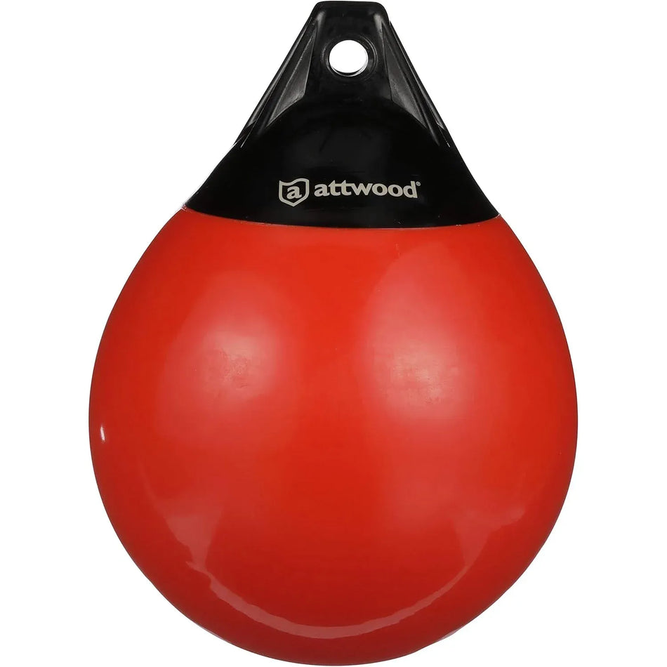 Attwood Marine Anchor Buoy, 9 in Dia., Fluorescent Orange, Marine-Grade Vinyl — Quality Boat Parts