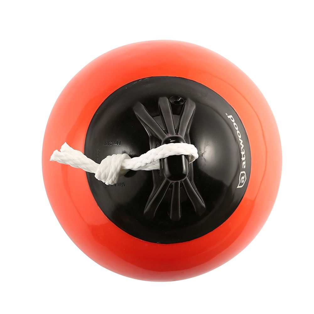 Attwood Marine Anchor Buoy, 9 in Dia., Fluorescent Orange, Marine-Grade Vinyl — Quality Boat Parts