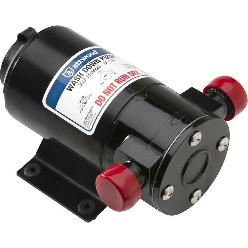 Attwood Marine Self-Priming Washdown Pump, 4 GPM, 12V, 8.5 PSI — Quality Boat Parts