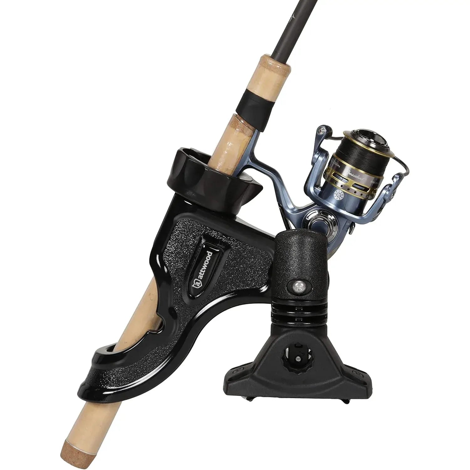 Attwood Marine Pro Series Heavy-Duty Rod Holder, For Casting and Spinning Rods, Combo Mount — Quality Boat Parts