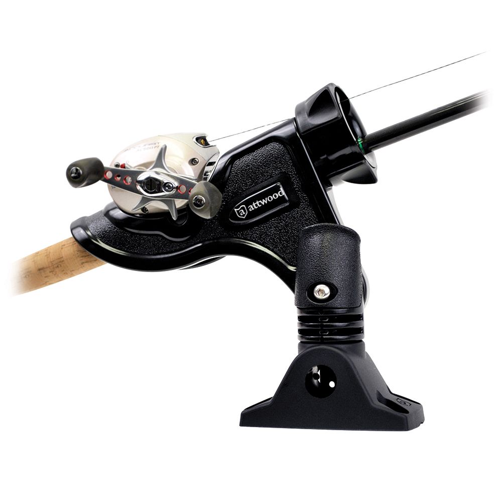 Attwood Marine Pro Series Heavy-Duty Rod Holder, For Casting and Spinning Rods, Combo Mount — Quality Boat Parts