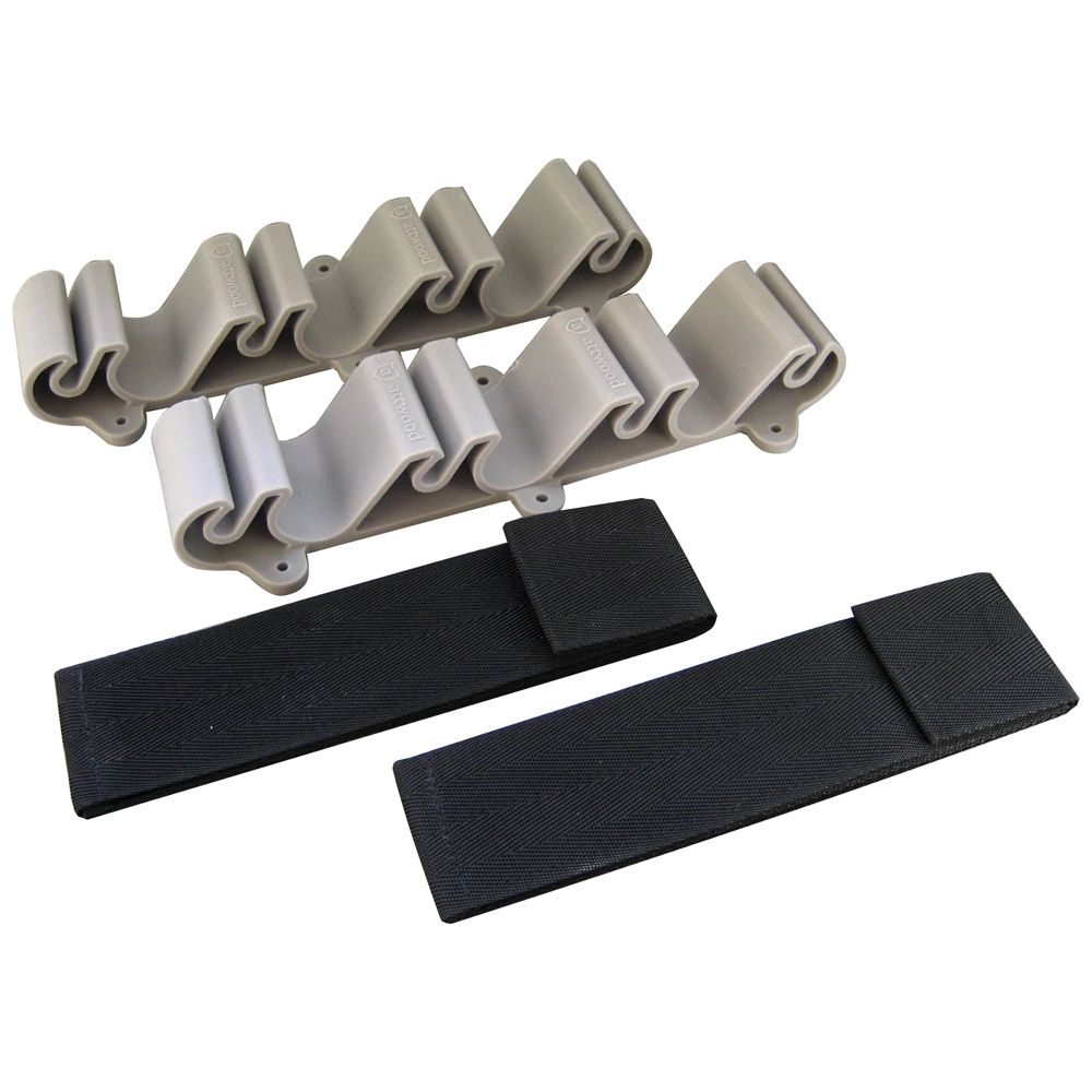 Attwood Marine Vertical Mount Rod Holder, 4-6 Rod Capacity, Rubber Inserts — Quality Boat Parts