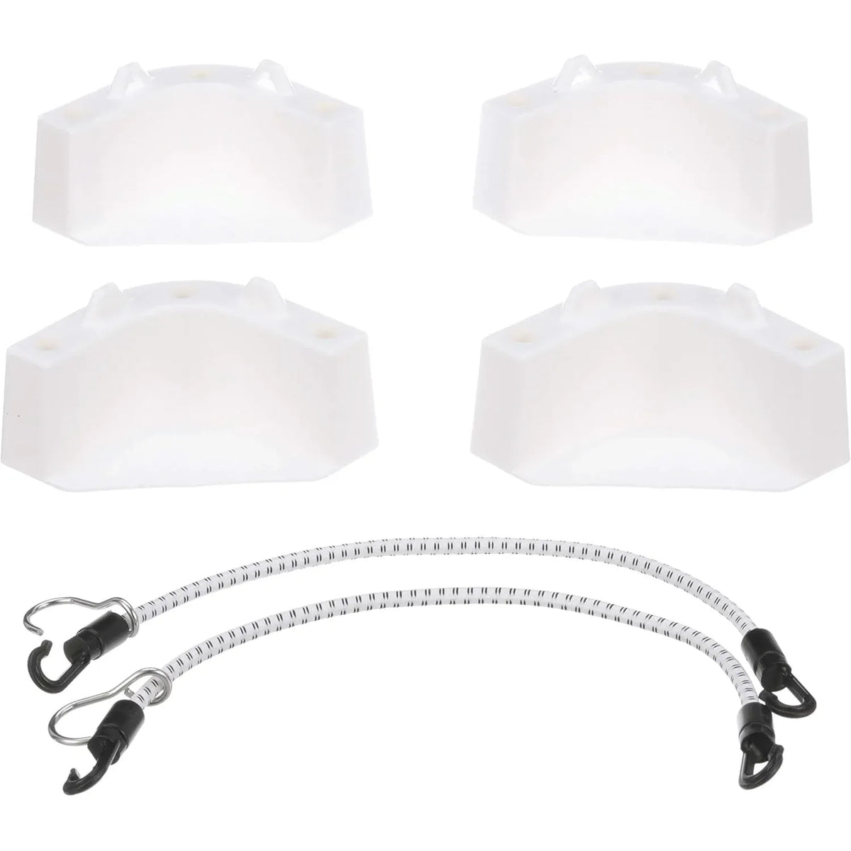 Attwood Marine Cooler Mounting Kit, 4 Corner Brackets, 2 Elastic Cords — Quality Boat Parts