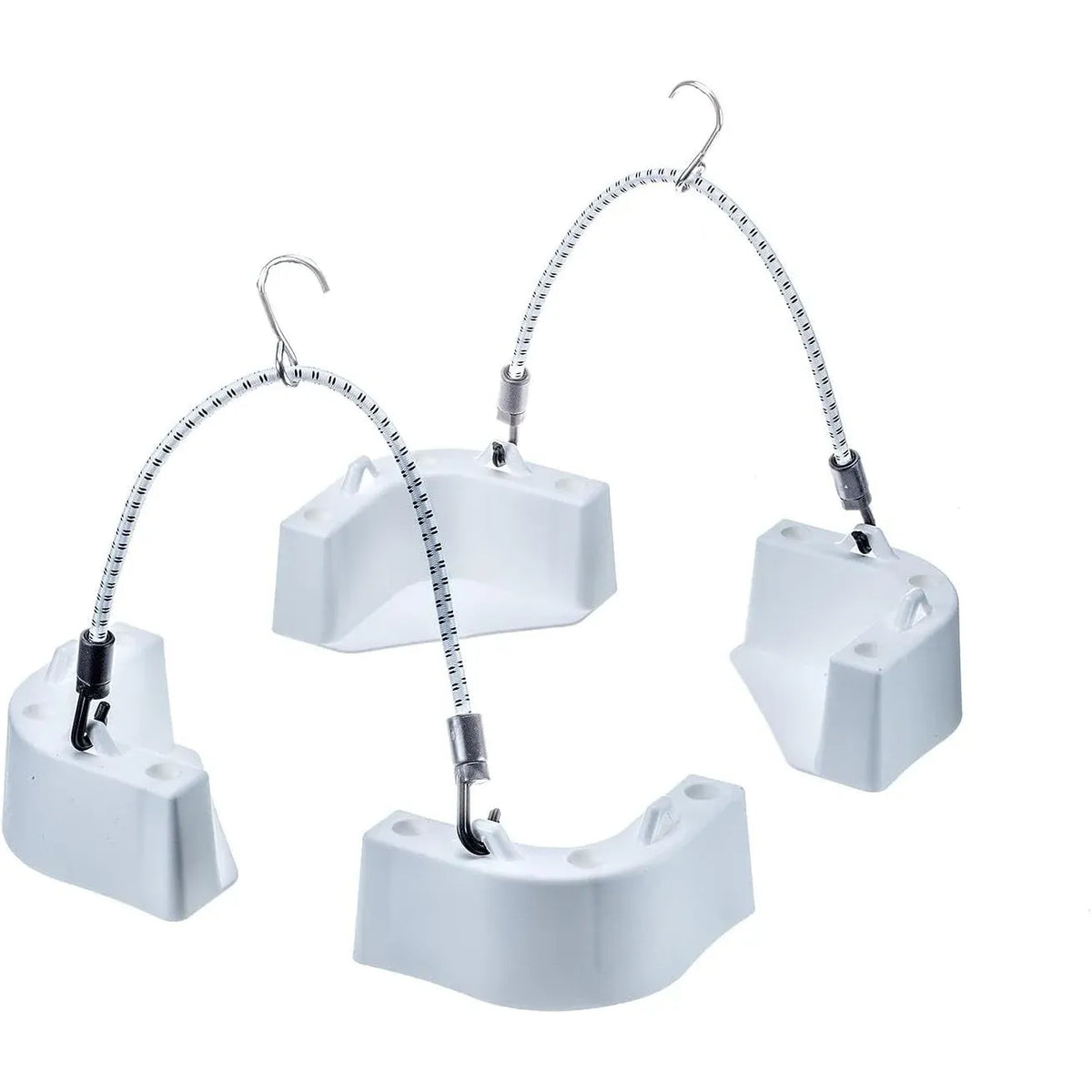 Attwood Marine Cooler Mounting Kit, 4 Corner Brackets, 2 Elastic Cords — Quality Boat Parts