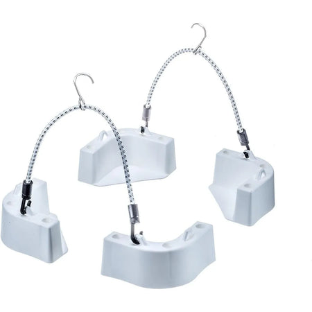 Attwood Marine Cooler Mounting Kit, 4 Corner Brackets, 2 Elastic Cords — Quality Boat Parts