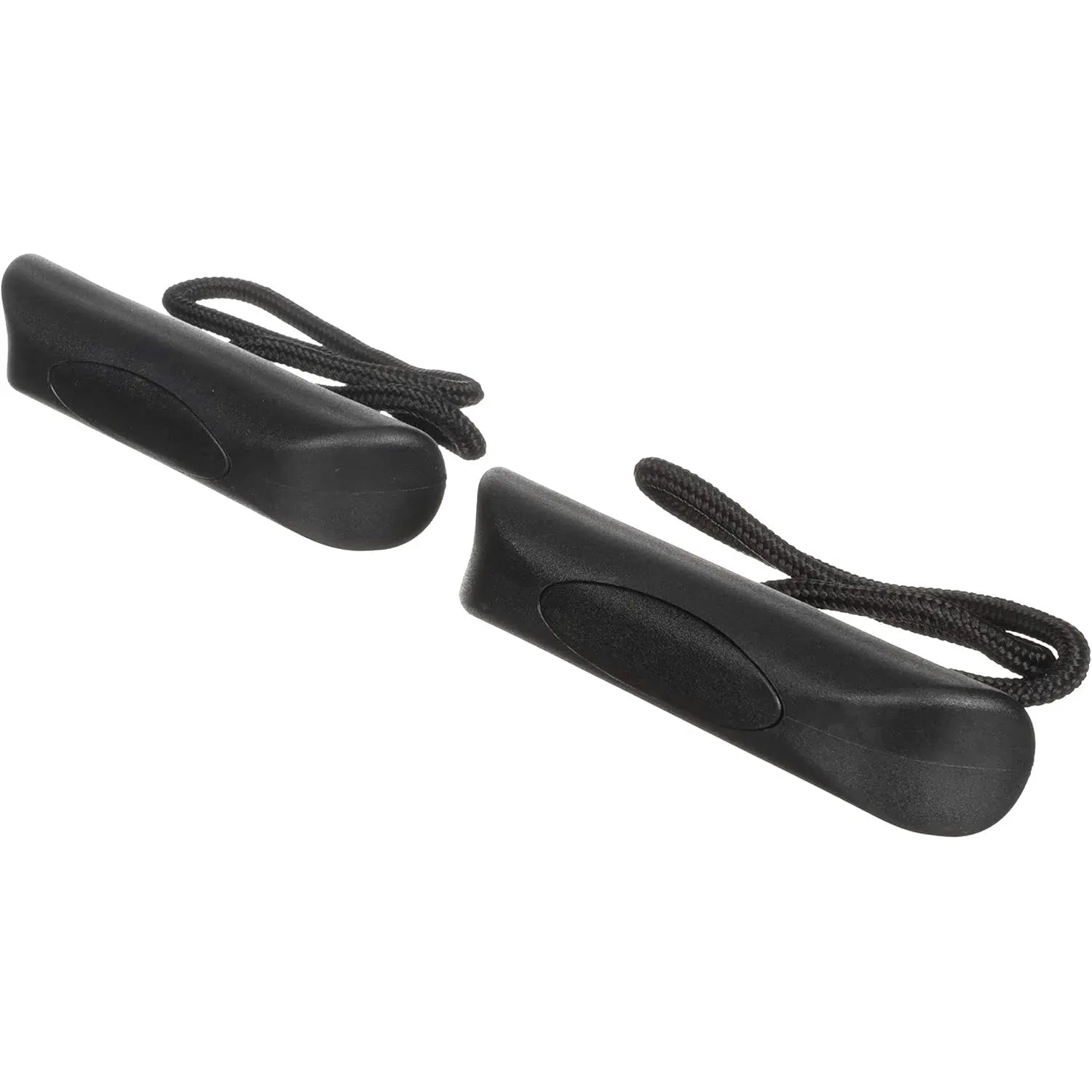 Attwood Marine Kayak Handle Replacement Set, Pair, Black Plastic, Braided Rope — Quality Boat Parts