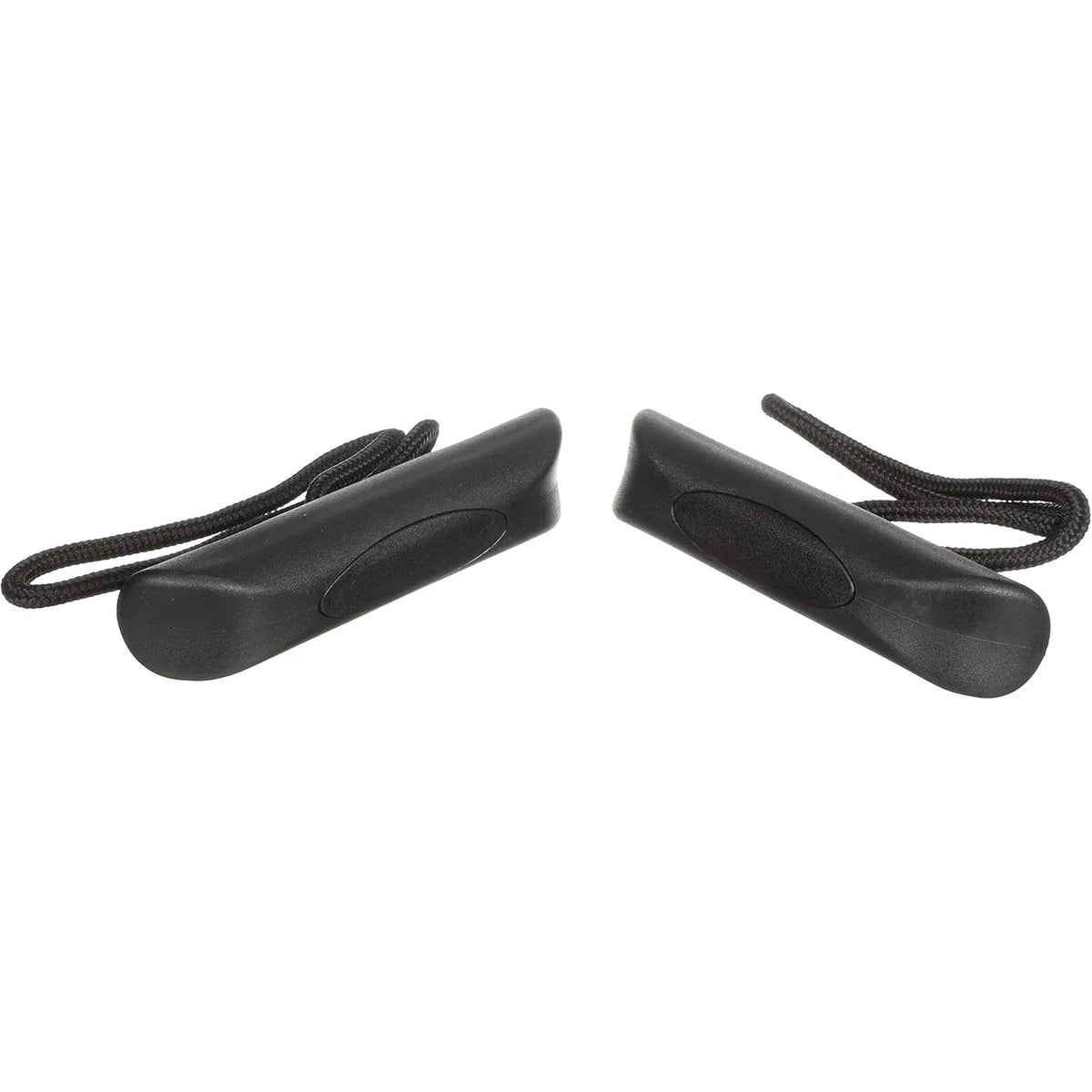 Attwood Marine Kayak Handle Replacement Set, Pair, Black Plastic, Braided Rope — Quality Boat Parts