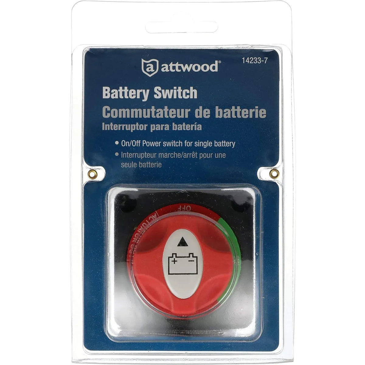 Attwood Marine Single Battery Switch, 12-50V DC, 200A Continuous, 300A Intermittent — Quality Boat Parts