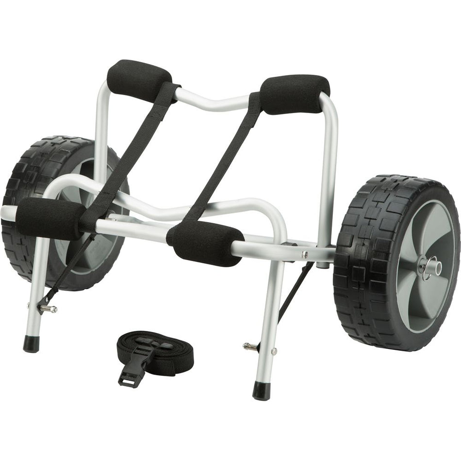 Attwood Marine Kayak & Canoe Carrying Cart, Collapsible, Large-Diameter Wheels, 100 lb Capacity — Quality Boat Parts