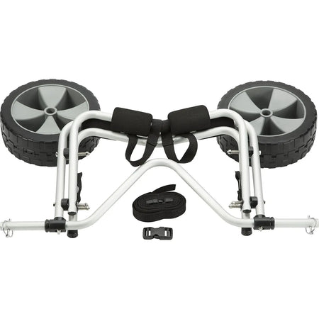 Attwood Marine Kayak & Canoe Carrying Cart, Collapsible, Large-Diameter Wheels, 100 lb Capacity — Quality Boat Parts