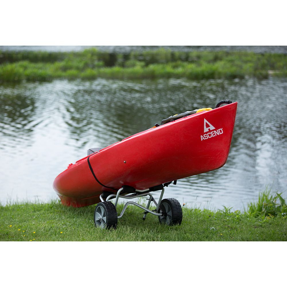 Attwood Marine Kayak & Canoe Carrying Cart, Collapsible, Large-Diameter Wheels, 100 lb Capacity — Quality Boat Parts
