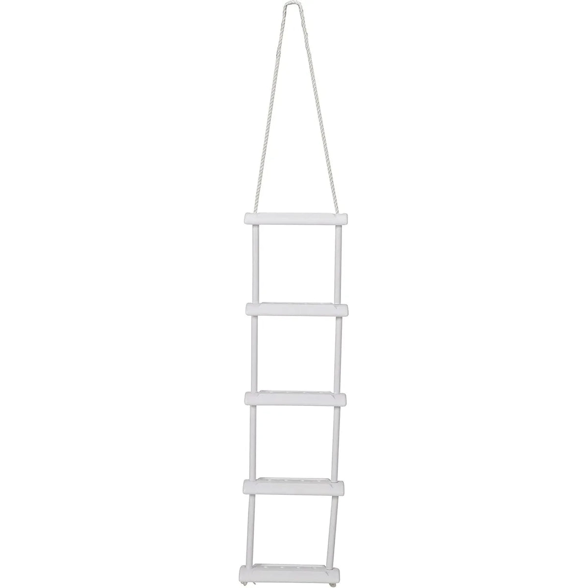 Attwood Marine Rope Ladder, 5-Step, 11-3/4 in Blow-Molded Steps, Cleat or Railing Mount, Fold-Flat — Quality Boat Parts