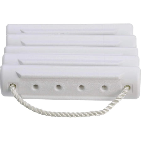 Attwood Marine Rope Ladder, 5-Step, 11-3/4 in Blow-Molded Steps, Cleat or Railing Mount, Fold-Flat — Quality Boat Parts
