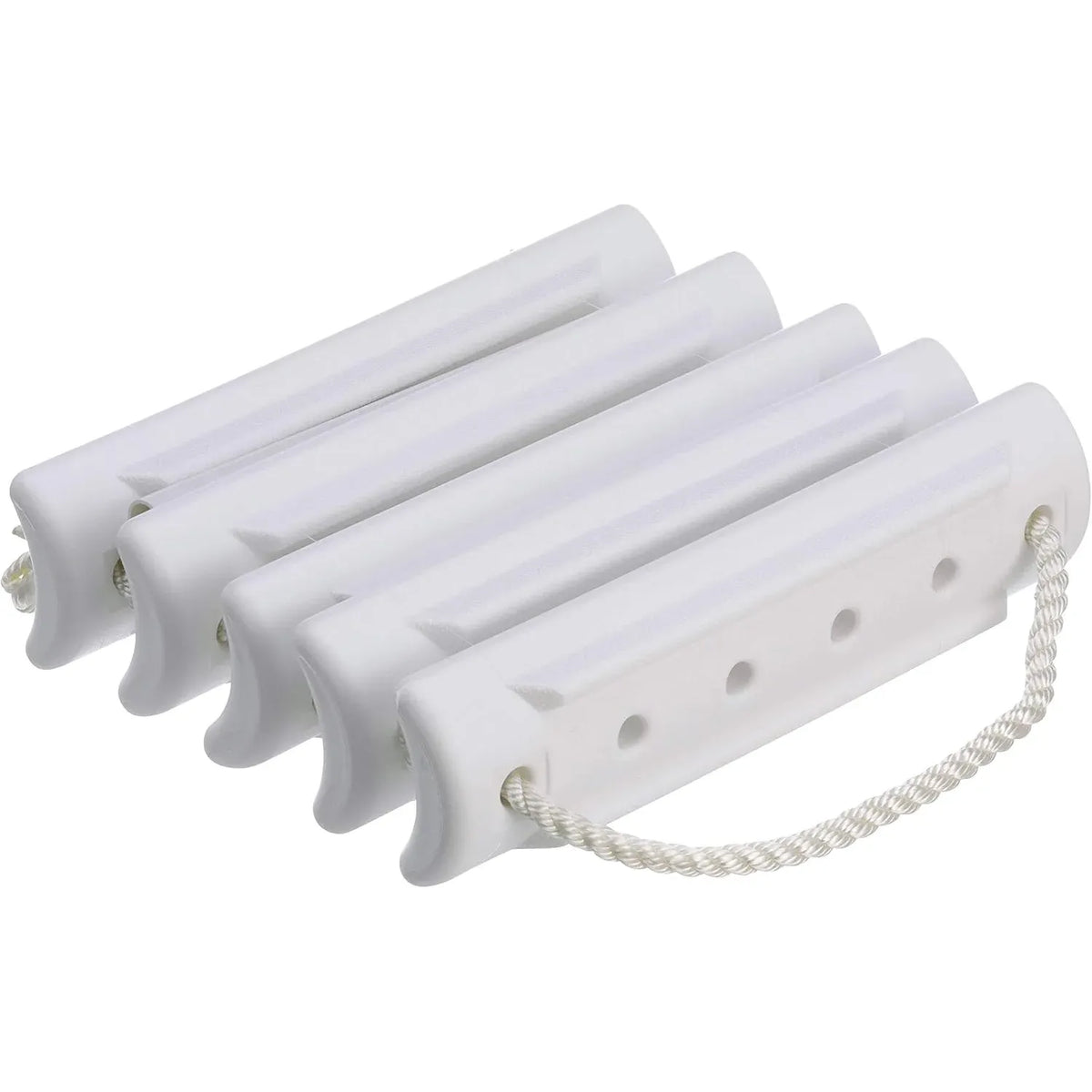 Attwood Marine Rope Ladder, 5-Step, 11-3/4 in Blow-Molded Steps, Cleat or Railing Mount, Fold-Flat — Quality Boat Parts