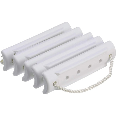 Attwood Marine Rope Ladder, 5-Step, 11-3/4 in Blow-Molded Steps, Cleat or Railing Mount, Fold-Flat — Quality Boat Parts