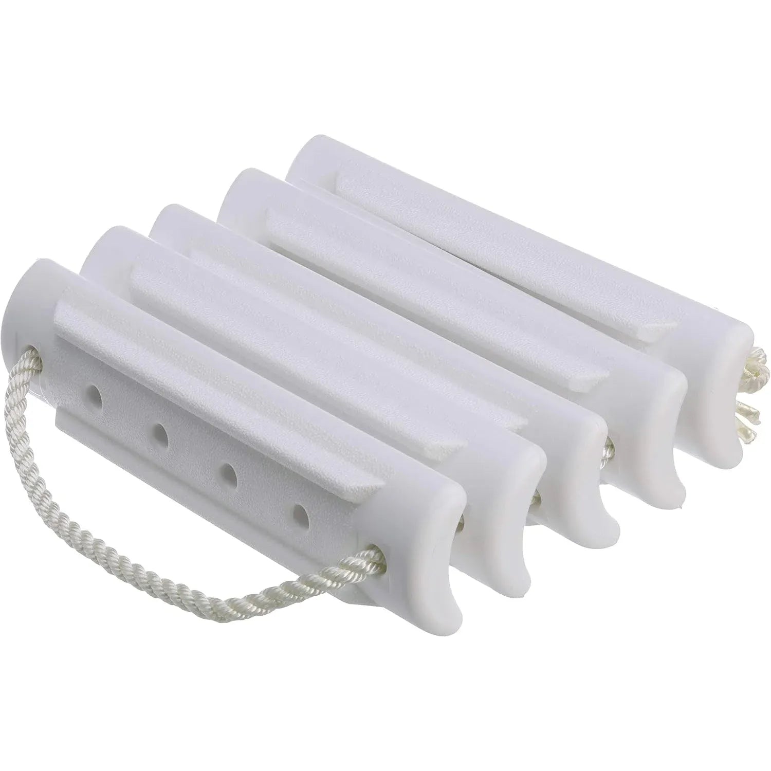 Attwood Marine Rope Ladder, 5-Step, 11-3/4 in Blow-Molded Steps, Cleat or Railing Mount, Fold-Flat — Quality Boat Parts