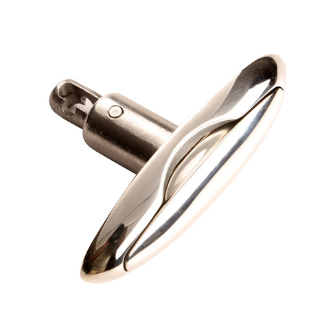Attwood Marine Fender Cleat, 3-1/2 in, 316 Stainless Steel, Retractable, 3/4 in Max Line Opening — Quality Boat Parts
