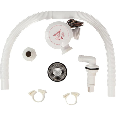 Attwood Marine Tsunami Mk2 T500 Recirculating Aerator Kit, 500 GPH, 3/4 in Hose — Quality Boat Parts