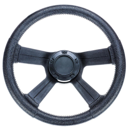 Attwood Marine Soft Grip Steering Wheel, 13 in Diameter, Fits 3/4 in Tapered Shaft, 3-3/8 in Dish — Quality Boat Parts