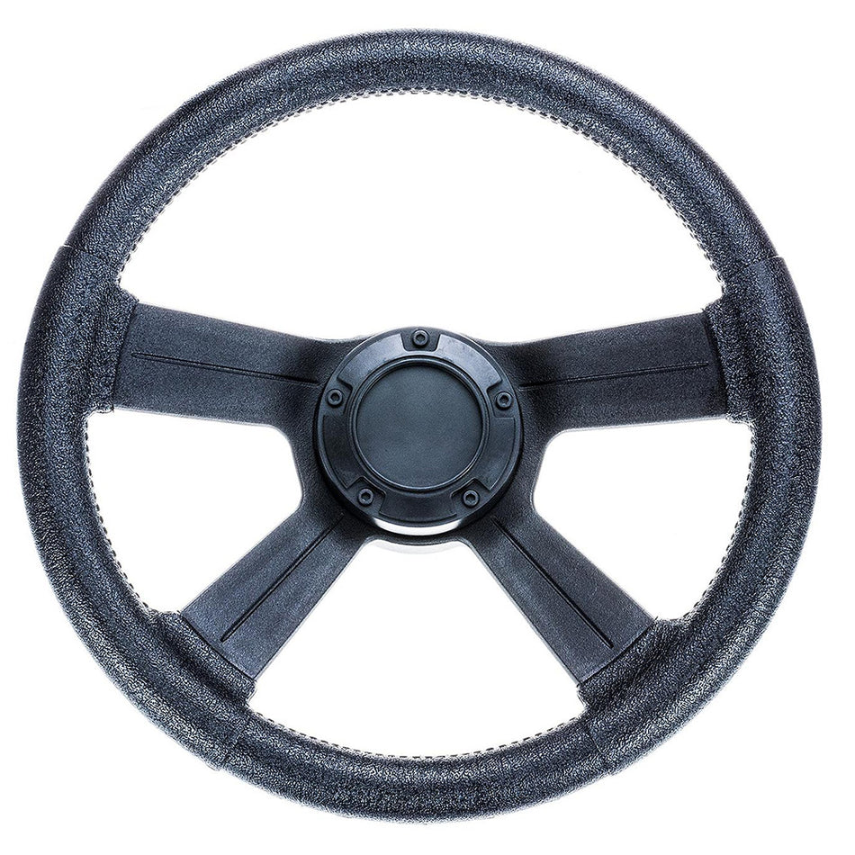 Attwood Marine Soft Grip Steering Wheel, 13 in Diameter, Fits 3/4 in Tapered Shaft, 3-3/8 in Dish — Quality Boat Parts