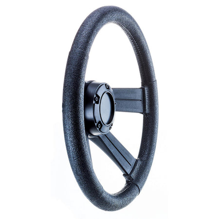 Attwood Marine Soft Grip Steering Wheel, 13 in Diameter, Fits 3/4 in Tapered Shaft, 3-3/8 in Dish — Quality Boat Parts