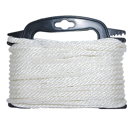 Attwood Marine Braided Nylon Rope, 3/16 in x 100 ft, White — Quality Boat Parts