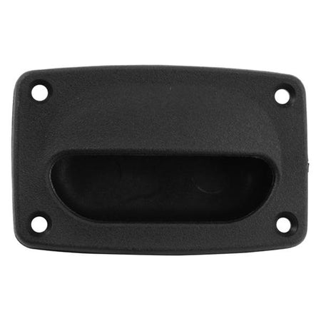 Attwood Marine Flush Hatch Pull, Low-Profile, ABS, Black Textured Finish — Quality Boat Parts