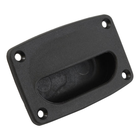 Attwood Marine Flush Hatch Pull, Low-Profile, ABS, Black Textured Finish — Quality Boat Parts