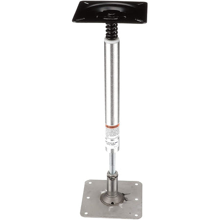 Attwood Marine SWIVL-EZE Lock'N-Pin Pedestal Kit, 3/4 in System, 13 in Post, 7 x 7 in Stainless Steel Threaded Base Plate — Quality Boat Parts
