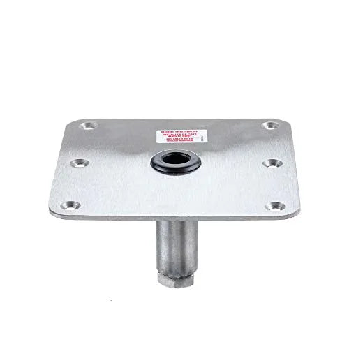 Attwood Marine SWIVL-EZE Lock'N-Pin Pedestal Kit, 3/4 in System, 13 in Post, 7 x 7 in Stainless Steel Threaded Base Plate — Quality Boat Parts