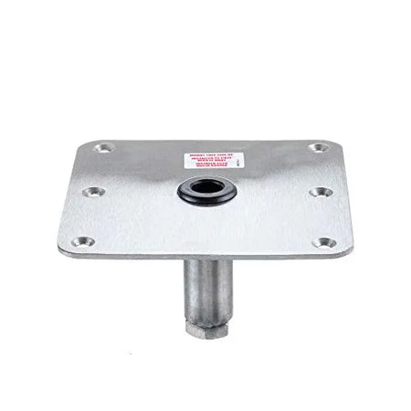 Attwood Marine SWIVL-EZE Lock'N-Pin Pedestal Kit, 3/4 in System, 13 in Post, 7 x 7 in Stainless Steel Threaded Base Plate — Quality Boat Parts