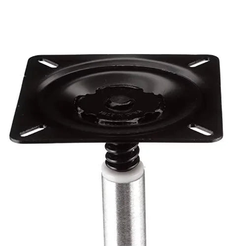 Attwood Marine SWIVL-EZE Lock'N-Pin Pedestal Kit, 3/4 in System, 13 in Post, 7 x 7 in Stainless Steel Threaded Base Plate — Quality Boat Parts