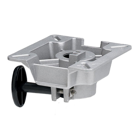 Attwood Marine SWIVL-EZE LakeSport Seat Mount, For 2-3/8 in D Posts, Friction Control, Aluminum, 3 Degree Tilt — Quality Boat Parts