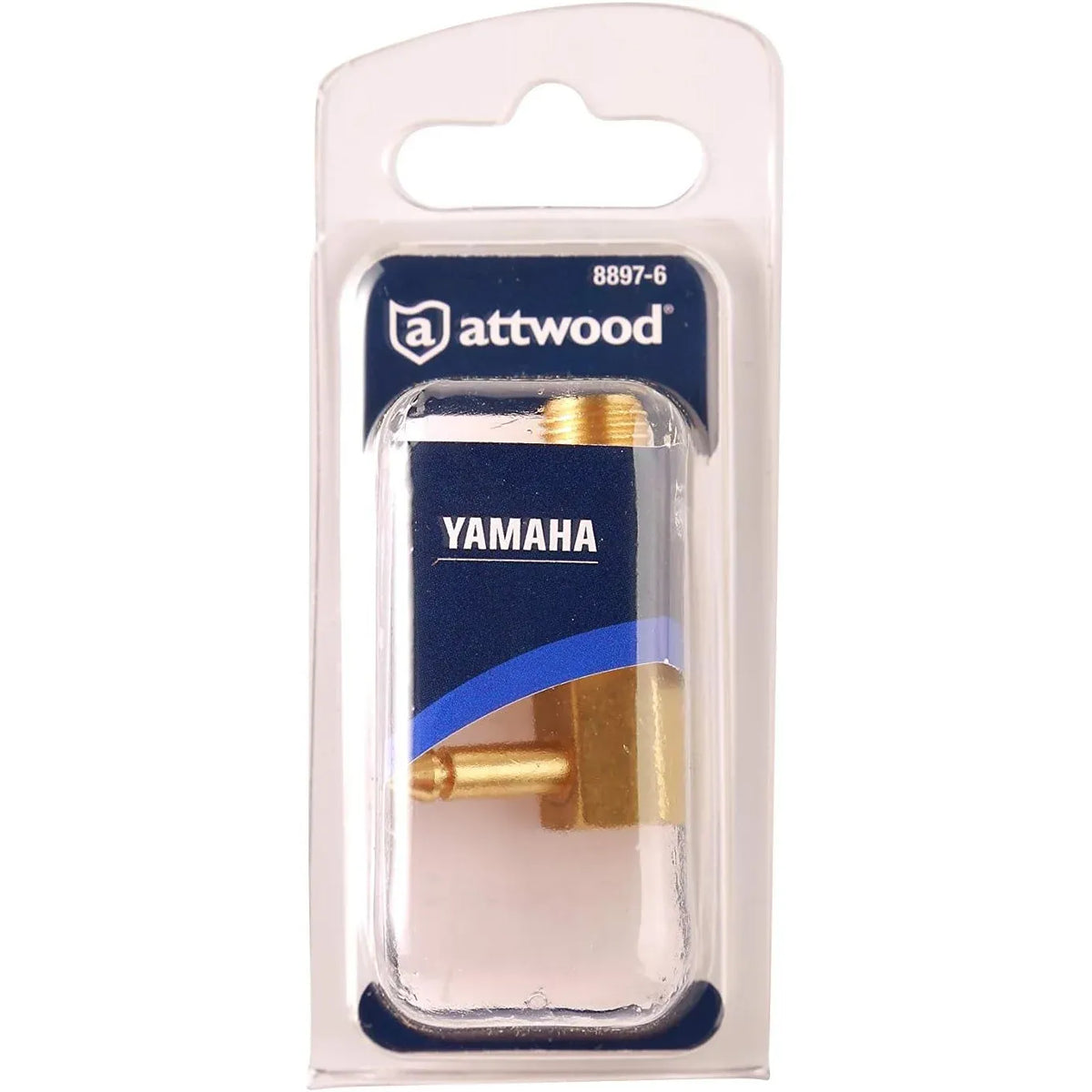 Attwood Marine Fuel Tank Fitting, For Yamaha, 1/4 in NPT Male, Brass — Quality Boat Parts